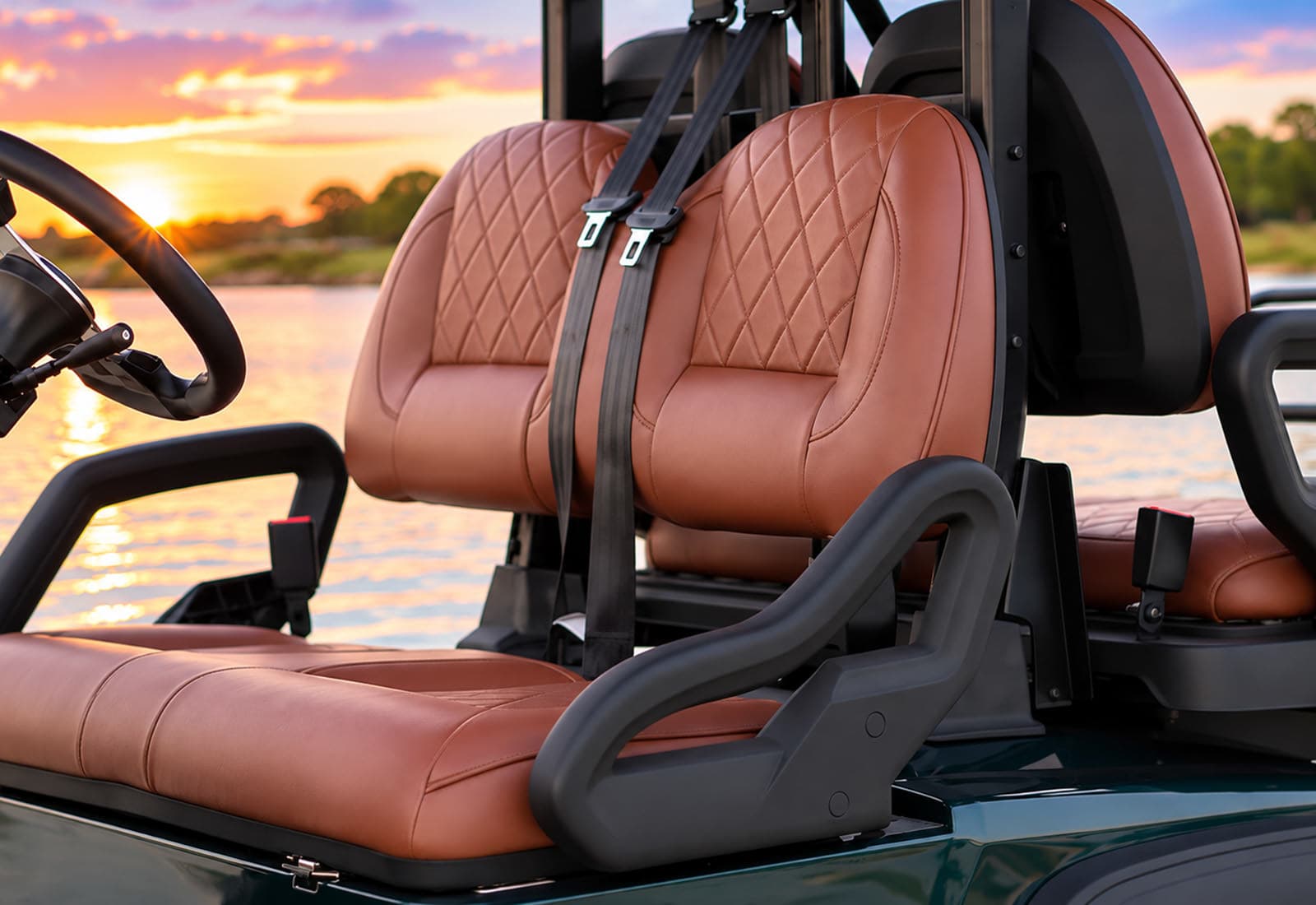 ICON i40X, Front seat detail