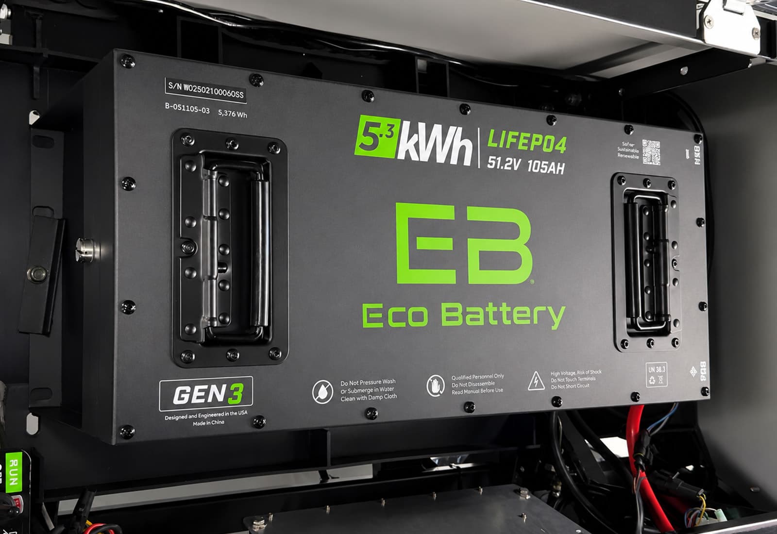 ICON i40FX, 51V / 105Ah ECO lithium battery