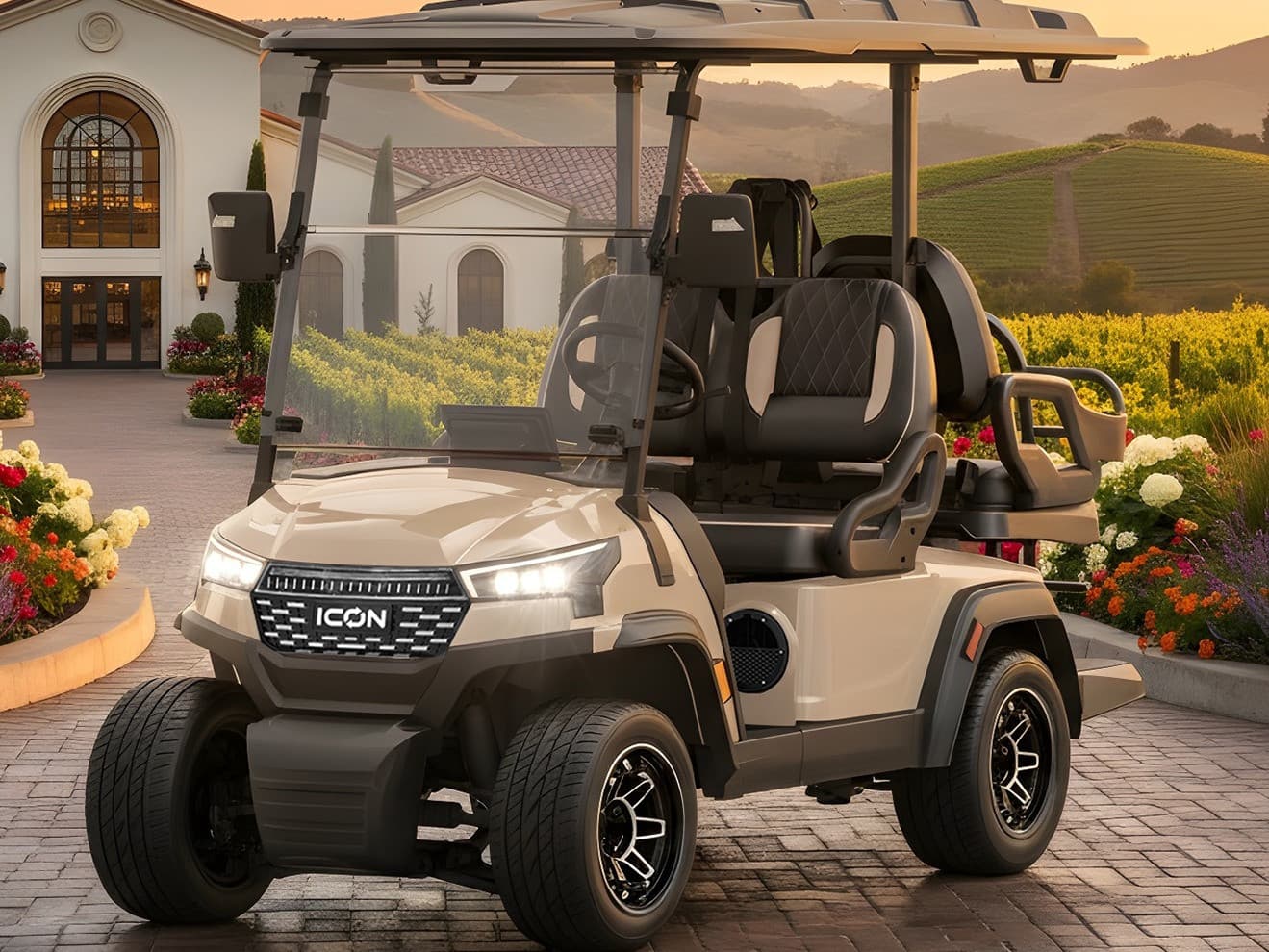 2026 ICON i40X - Champagne, Champagne, Front 3/4